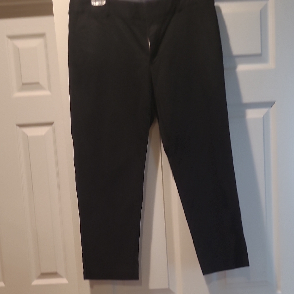 Banana Republic Black Cropped Pants Sz 10P